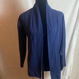 Land’s End Navy Blue Sweatshirt Cardigan